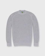 Load image into Gallery viewer, Beach Crewneck Sweater in Heather Grey Cotton/Linen