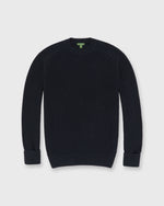 Load image into Gallery viewer, Beach Crewneck Sweater in Navy Cotton/Linen