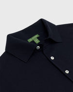 Load image into Gallery viewer, Hyannis Polo Sweater in Navy Escorial Wool