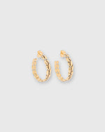 Load image into Gallery viewer, Difenda Hoop Earrings in Gold