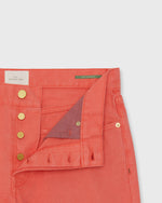 Load image into Gallery viewer, Slim Straight 5-Pocket Pant in Coral Canvas