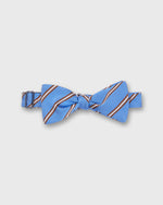 Load image into Gallery viewer, Silk Bow Tie in Cobalt/Mahogany Queens Stripe
