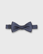 Load image into Gallery viewer, Silk Bow Tie in Navy Runnymede Pin Dots