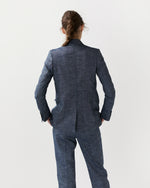 Load image into Gallery viewer, Concetta Jacket in Indigo Cotolino Chambray