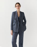 Load image into Gallery viewer, Concetta Jacket in Indigo Cotolino Chambray