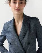 Load image into Gallery viewer, Concetta Jacket in Indigo Cotolino Chambray