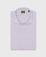 Load image into Gallery viewer, Spread Collar Sport Shirt in Lavender Graph Check Cotolino