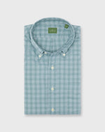 Load image into Gallery viewer, Button-Down Sport Shirt in Lovat/Bone Check Oxford