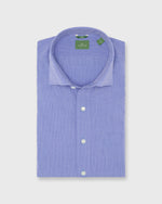 Load image into Gallery viewer, Slim-Fit Spread Collar Sport Shirt in Blue Shadow Stripe Poplin
