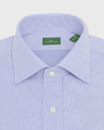 Load image into Gallery viewer, Spread Collar Dress Shirt in Blue Micro Cellulare