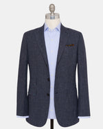 Load image into Gallery viewer, Virgil No. 4 Suit in Char Navy Glen Plaid Tropical Wool