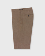 Load image into Gallery viewer, Side-Tab Dress Trouser in Mocha/Bone Hopsack