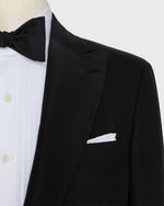 Load image into Gallery viewer, Kincaid No. 3 Tuxedo in Black Dupioni Silk Plainweave