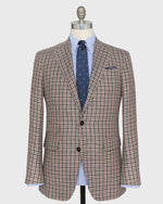 Load image into Gallery viewer, Virgil No. 2 Jacket in Oat/Blue/Pink Check Hopsack