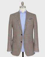 Load image into Gallery viewer, Virgil No. 2 Jacket in Oat/Blue/Pink Check Hopsack