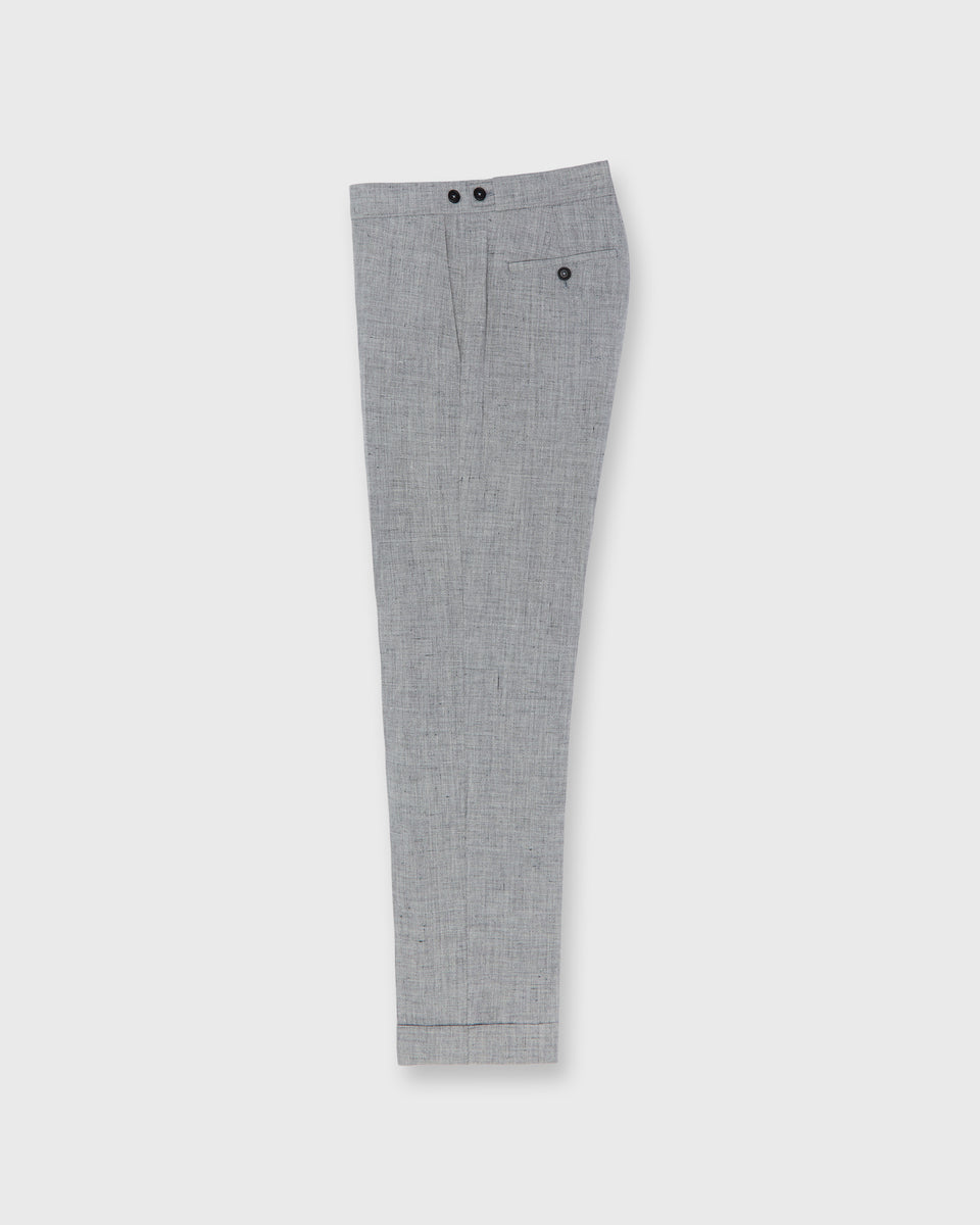Ghost Trouser in Pearl Grey Rustic Hopsack | Sid Mashburn | Shop