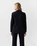 Load image into Gallery viewer, Concetta Jacket in Navy 3-Ply Plainweave