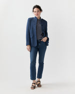 Load image into Gallery viewer, Marguerite Jacket in Airforce Blue Knit