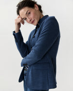 Load image into Gallery viewer, Marguerite Jacket in Airforce Blue Knit