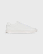 Load image into Gallery viewer, Low-Top Lace-Up Sneaker in White Perforated Leather
