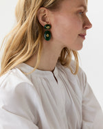 Load image into Gallery viewer, Dorothy Earrings in Green Jade