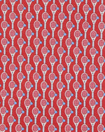 Load image into Gallery viewer, Silk Print Tie in Red Tennis