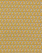 Load image into Gallery viewer, Silk Print Tie in Yellow Gancini Loop