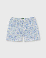 Load image into Gallery viewer, Button-Front Boxer Short in Blue Deck Chair Daze Liberty Fabric