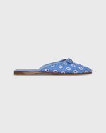 Load image into Gallery viewer, Joy Mule in Blue Provençal Rustic Poplin