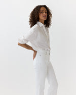 Load image into Gallery viewer, Weekender Shirt in White/Red/Blue Fil Coupé Poplin
