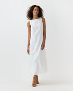 Load image into Gallery viewer, Lise Maxi Dress in White Linen