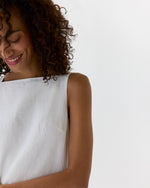 Load image into Gallery viewer, Lise Maxi Dress in White Linen