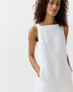 Load image into Gallery viewer, Lise Maxi Dress in White Linen
