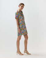 Load image into Gallery viewer, Short-Sleeved Popover Dress in Multi Clarabell Liberty Fabric