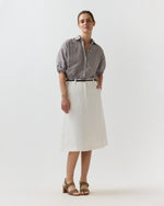 Load image into Gallery viewer, Weekender Shirt in Chocolate Graph Check Cotolino