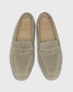 Load image into Gallery viewer, Square Driver Loafer in Stone Suede