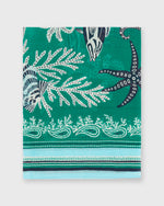 Load image into Gallery viewer, Neptune Scarf in Turquoise Cotton