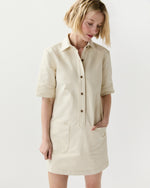 Load image into Gallery viewer, Poly Dress in Ecru