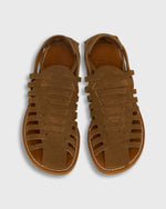Load image into Gallery viewer, Huarache Sandal in Tan Suede