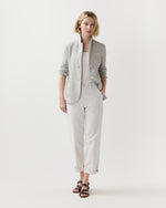 Load image into Gallery viewer, Stand Up Collar Blazer in Ash