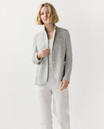 Load image into Gallery viewer, Stand Up Collar Blazer in Ash