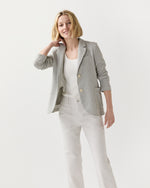 Load image into Gallery viewer, Stand Up Collar Blazer in Ash