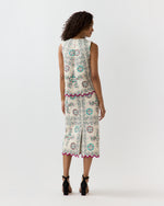 Load image into Gallery viewer, Pencil Skirt in Florette Tiles
