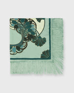 Load image into Gallery viewer, Reversible Fringe Carré Scarf in Blooming Tulip Placée