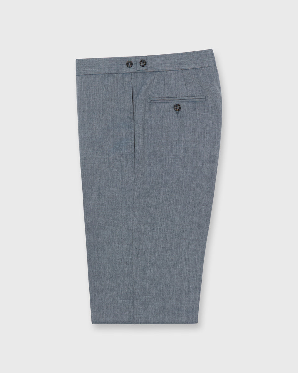 Side-Tab Dress Trouser in Slate Tropical Wool | Shop Sid Mashburn