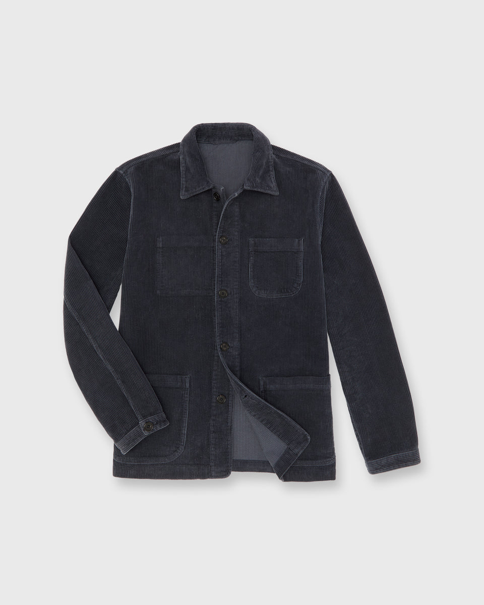 Chore Jacket in Navy Corduroy | Shop Sid Mashburn