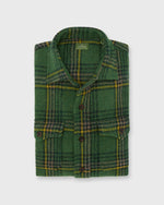 Load image into Gallery viewer, CPO Shirt in Green/Yellow/Oat Plaid Harris Tweed