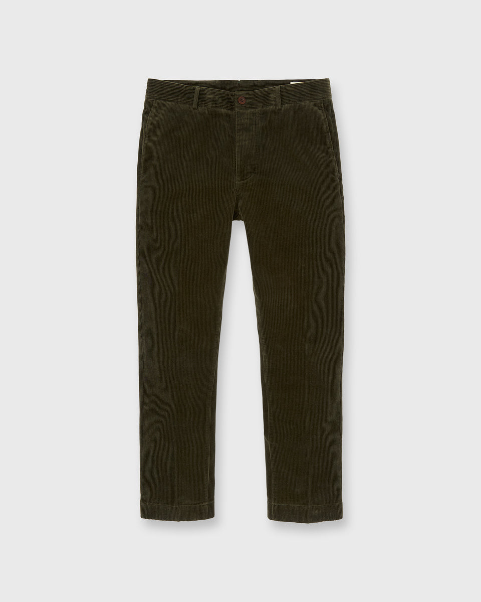 Field Pant in Dark Olive Corduroy | Shop Sid Mashburn