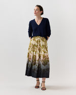 Load image into Gallery viewer, Gala Skirt in Oasis Ombré Placée Black