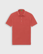 Load image into Gallery viewer, Short-Sleeved Polo in Cinnamon Pima Pique